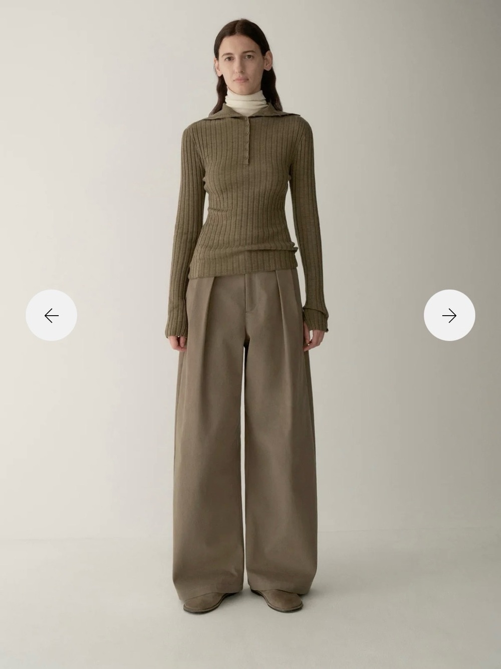 (Brand new with tags) Insis brushed wide leg pants